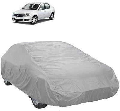 A+ RAIN PROOF Car Cover For Mahindra Logan (Without Mirror Pockets)(Silver)