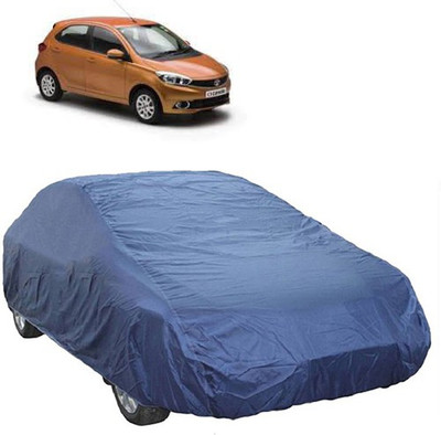 A+ RAIN PROOF Car Cover For Tata Tiago (Without Mirror Pockets)(Blue)
