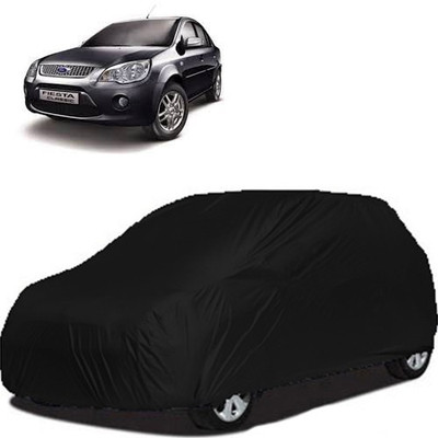 A+ RAIN PROOF Car Cover For Ford Fiesta Classic (Without Mirror Pockets)(Black)