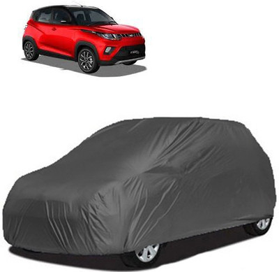 A+ RAIN PROOF Car Cover For Mahindra KUV100 (Without Mirror Pockets)(Grey)