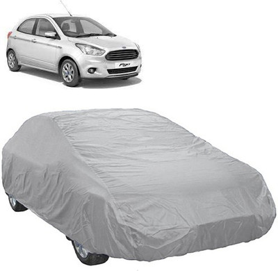 A+ RAIN PROOF Car Cover For Ford Figo (Without Mirror Pockets)(Silver)