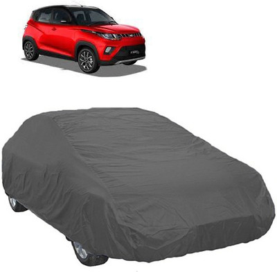 A+ RAIN PROOF Car Cover For Mahindra KUV100 (Without Mirror Pockets)(Grey)