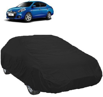 A+ RAIN PROOF Car Cover For Renault Scala (Without Mirror Pockets)(Black)