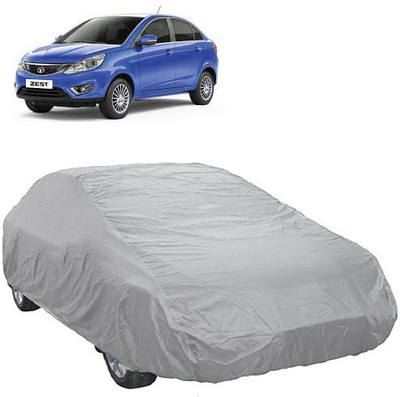 A+ RAIN PROOF Car Cover For Tata Zest (Without Mirror Pockets)(Silver)