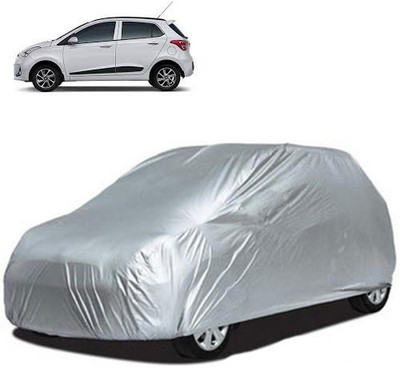 A+ RAIN PROOF Car Cover For Hyundai Grand i10 (Without Mirror Pockets)(Silver)