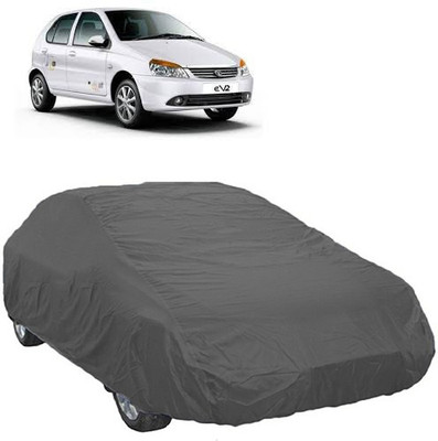 A+ RAIN PROOF Car Cover For Tata Indica eV2 (Without Mirror Pockets)(Grey)