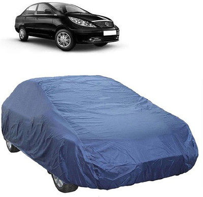 A+ RAIN PROOF Car Cover For Tata Manza (Without Mirror Pockets)(Blue)