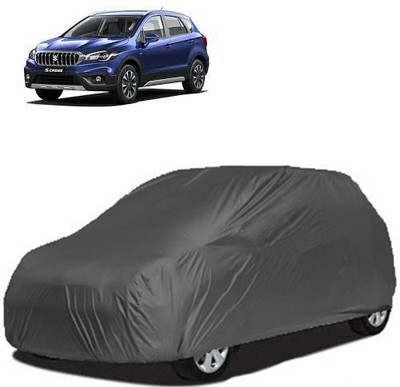 A+ RAIN PROOF Car Cover For Maruti Suzuki S-Cross (Without Mirror Pockets)(Grey)