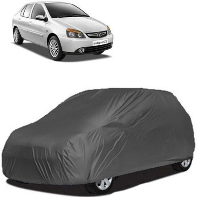 A+ RAIN PROOF Car Cover For Tata Indigo eCS (Without Mirror Pockets)(Grey)