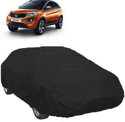 A+ RAIN PROOF Car Cover For Tata Nexon (Without Mirror Pockets)(Black)