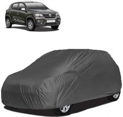A+ RAIN PROOF Car Cover For Renault Kwid (Without Mirror Pockets)(Grey)