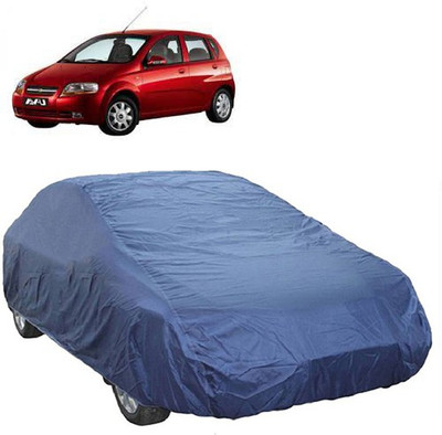 A+ RAIN PROOF Car Cover For Chevrolet Aveo Uva (Without Mirror Pockets)(Blue)