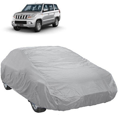 A+ RAIN PROOF Car Cover For Mahindra TUV300 (Without Mirror Pockets)(Silver)