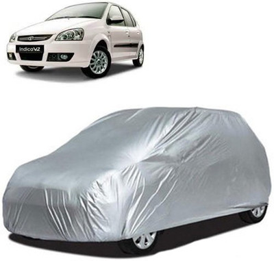 A+ RAIN PROOF Car Cover For Tata Indica V2 (Without Mirror Pockets)(Silver)