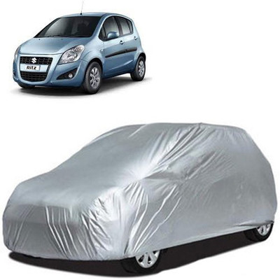 A+ RAIN PROOF Car Cover For Maruti Suzuki Ritz (Without Mirror Pockets)(Silver)