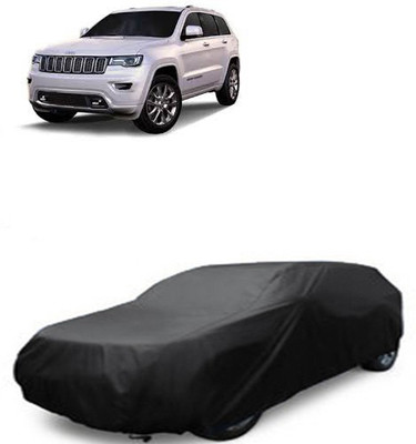 A+ RAIN PROOF Car Cover For Mahindra Jeep (Without Mirror Pockets)(Grey)