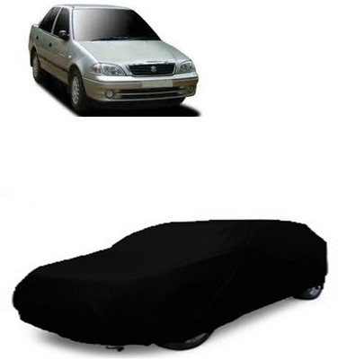 A+ RAIN PROOF Car Cover For Maruti Suzuki Esteem (Without Mirror Pockets)(Black)
