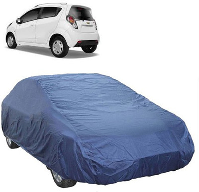 A+ RAIN PROOF Car Cover For Chevrolet Beat (Without Mirror Pockets)(Blue)