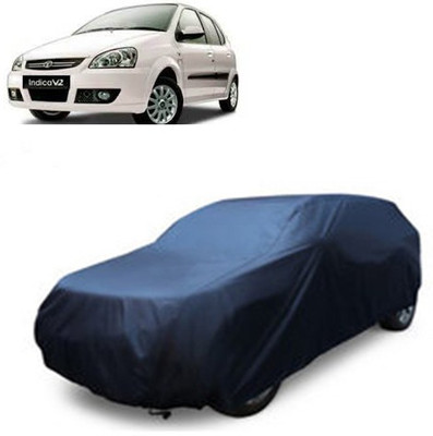 A+ RAIN PROOF Car Cover For Tata Indica V2 (Without Mirror Pockets)(Blue)