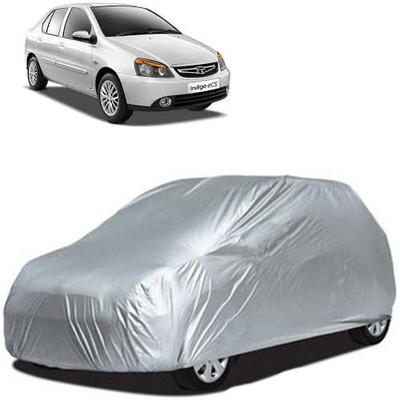 A+ RAIN PROOF Car Cover For Tata Indigo eCS (Without Mirror Pockets)(Silver)