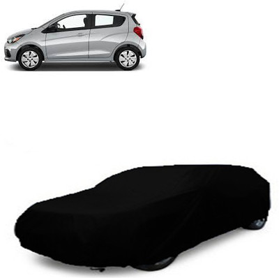 A+ RAIN PROOF Car Cover For Chevrolet Spark (Without Mirror Pockets)(Black)