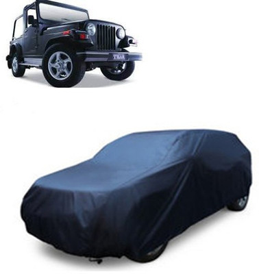 A+ RAIN PROOF Car Cover For Mahindra Thar (Without Mirror Pockets)(Blue)