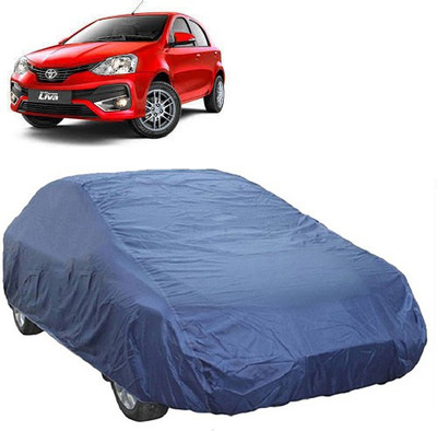 A+ RAIN PROOF Car Cover For Toyota Etios Liva (Without Mirror Pockets)(Blue)