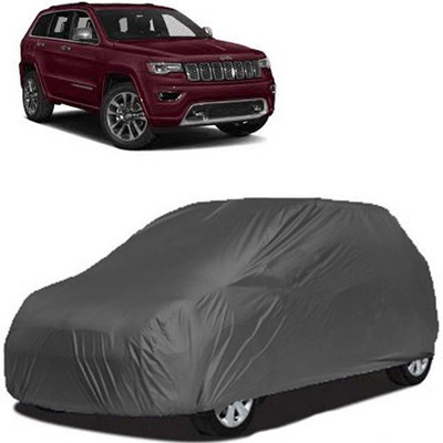 A+ RAIN PROOF Car Cover For Jeep Universal For Car (Without Mirror Pockets)(Grey)