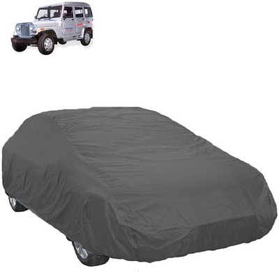 A+ RAIN PROOF Car Cover For Mahindra Marshal (Without Mirror Pockets)(Grey)