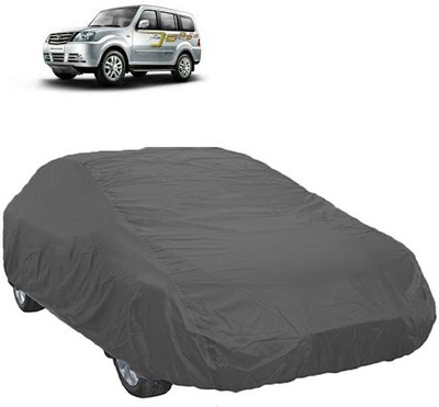 A+ RAIN PROOF Car Cover For Tata Sumo Grande MK II (Without Mirror Pockets)(Grey)