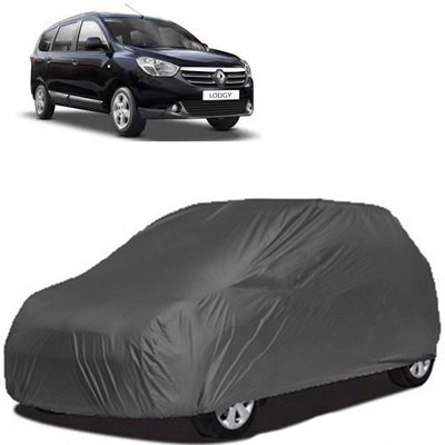 A+ RAIN PROOF Car Cover For Renault Lodgy (Without Mirror Pockets)(Grey)