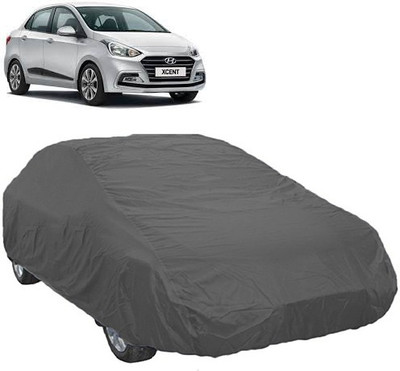 A+ RAIN PROOF Car Cover For Hyundai Xcent (Without Mirror Pockets)(Grey)