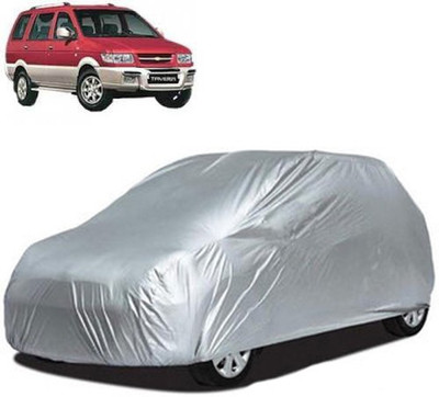 A+ RAIN PROOF Car Cover For Chevrolet Tavera (Without Mirror Pockets)(Silver)