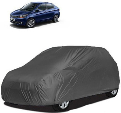 A+ RAIN PROOF Car Cover For Tata Tigor (Without Mirror Pockets)(Grey)