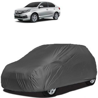 A+ RAIN PROOF Car Cover For Honda Amaze (Without Mirror Pockets)(Grey)