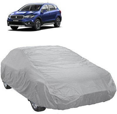 A+ RAIN PROOF Car Cover For Maruti Suzuki S-Cross (Without Mirror Pockets)(Silver)