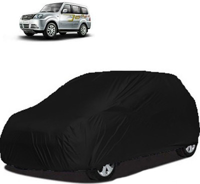 A+ RAIN PROOF Car Cover For Tata Sumo Grande MK II (Without Mirror Pockets)(Black)