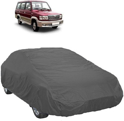 A+ RAIN PROOF Car Cover For Toyota Qualis (Without Mirror Pockets)(Grey)