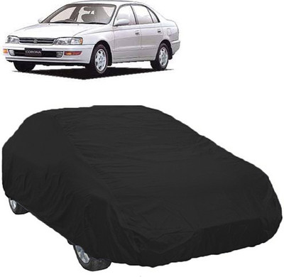 A+ RAIN PROOF Car Cover For Toyota Universal For Car (Without Mirror Pockets)(Black)