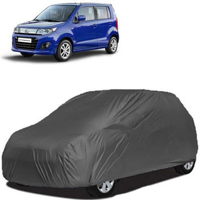 A+ RAIN PROOF Car Cover For Maruti Suzuki WagonR Stingray (Without Mirror Pockets)(Grey)