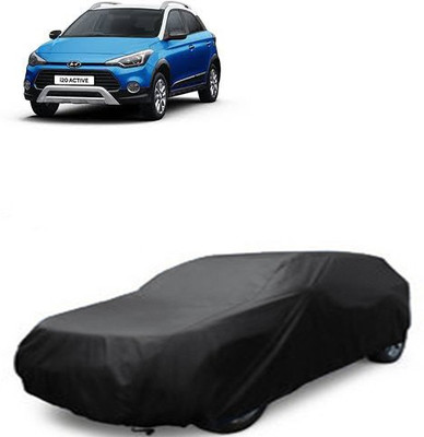 A+ RAIN PROOF Car Cover For Hyundai i20 Active (Without Mirror Pockets)(Grey)