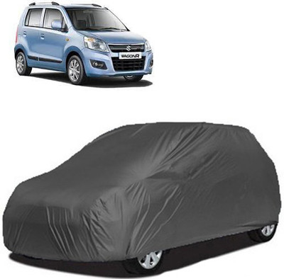 A+ RAIN PROOF Car Cover For Maruti Suzuki Wagon R 1.0 (Without Mirror Pockets)(Grey)