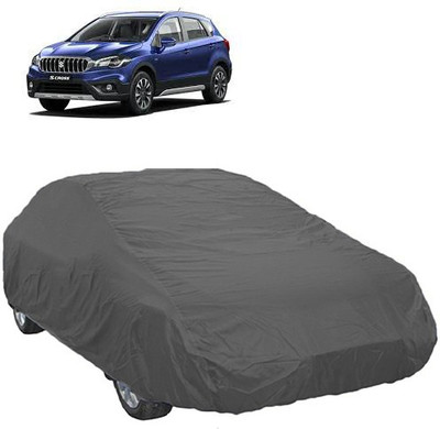 A+ RAIN PROOF Car Cover For Maruti Suzuki S-Cross (Without Mirror Pockets)(Grey)