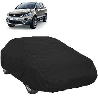 A+ RAIN PROOF Car Cover For Tata Hexa (Without Mirror Pockets)(Black)