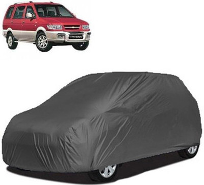 A+ RAIN PROOF Car Cover For Chevrolet Tavera (Without Mirror Pockets)(Grey)