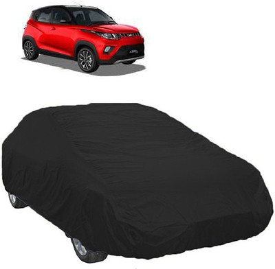 A+ RAIN PROOF Car Cover For Mahindra KUV100 (Without Mirror Pockets)(Black)