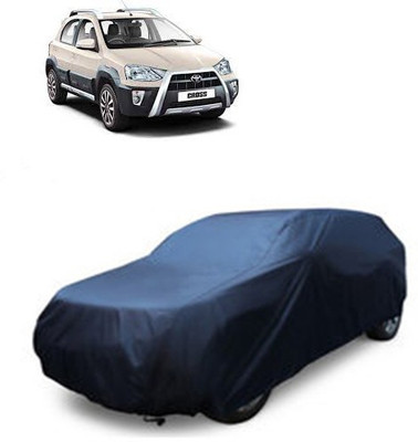 A+ RAIN PROOF Car Cover For Toyota Etios Cross (Without Mirror Pockets)(Blue)