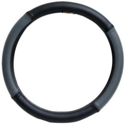 SPEEDZZ Steering Cover For BMW 6 Series(Black, Leatherite)