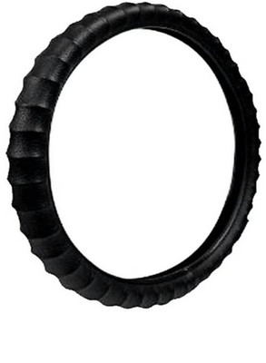 SPEEDZZ Steering Cover For Honda Amaze(Black, Leatherite)
