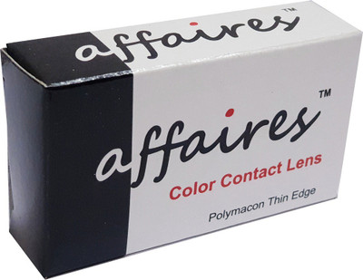 

Affaires Color Contact Lenses Quarterly Disposable (2 Lens Pack) Quaterly Contact Lens(0, Jade Green, Pack of 2)
